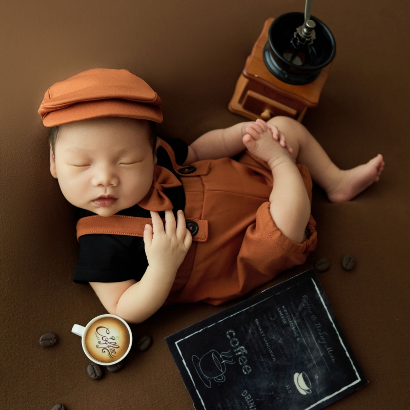 Coffee Theme Set - Newborn Photography Props - Image 3